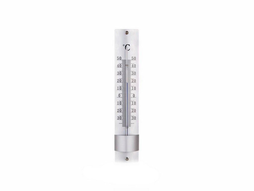 Термометр в металлическом корпусе от -40°c до + 50°c 21,5 см (арт. 22128021)