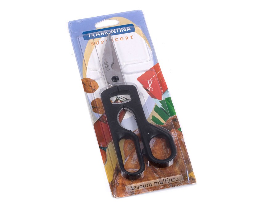 Ножницы кухонные металлические с пластмассовыми ручками 22,5 см  Арт. 37032