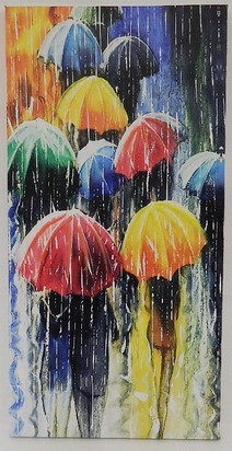 Картина декоративная ''Дождь'' 30*60 см  Арт. 78278