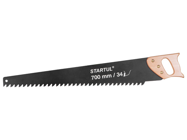 Ножовка по газобетону 700мм 34 зуба с напайками STARTUL MASTER (ST4084-34) (по пенобетону) Арт.ST4084-34