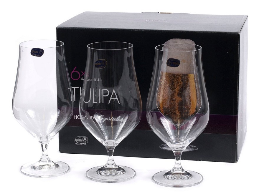 Набор бокалов для пива стеклянных ''tulipa'' 6 шт. 540 мл (арт. 40894/540) Арт.95579
