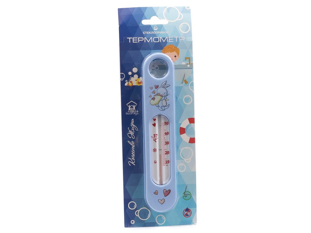 Термометр для воды в пластмассовом корпусе 19,5*4 см от + 10°c до + 50°c (арт. 300148, код 680455),  Арт.98667
