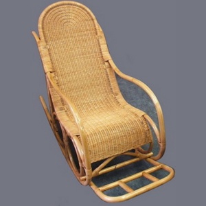 Кресло-качалка из ротанга без подушки 50*59*110 см  (для использования на открытом воздухе) Арт. 36523