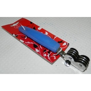 Точилка для ножей металлическая с пластмассовой ручкой 19,5 см Арт. 59928 - фото
