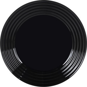 Тарелка десертная стеклокерамическая ''Harena Black'' 19 см Арт.78339