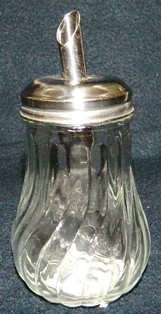 Сахарница с дозатором стекло/металл 200 мл Арт.62616
